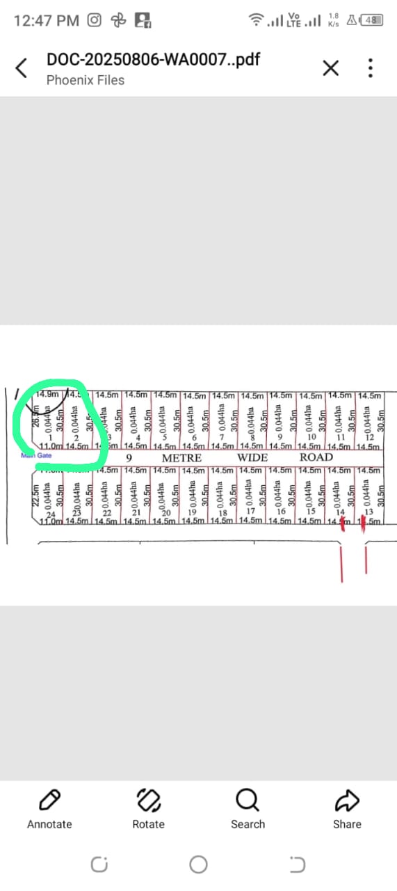 3acre Land for lease along eastern bypass Ruai